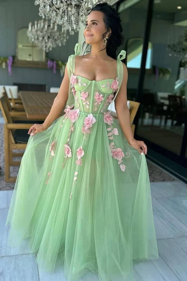 A-line Newest 2025 Long Prom Dresses, Appliques Elegant Girl Party Dre ClaireBridal A-line Newest 2025 Long Prom Dresses, Appliques Elegant Girl Party Dre ClaireBridal