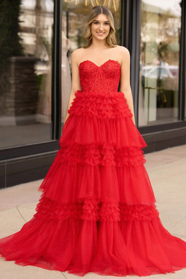expensive red prom dresses 2026 Red Prom Dresses in Sexy, Cute, Elegant and Long Sleeve Styles