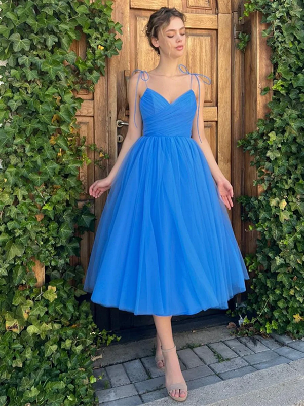Spaghetti Straps Girl Evening Party Dresses, Simple Newest Prom Dresse –  ClaireBridal