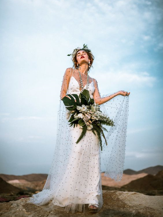Boho Long Wedding Dresses, Affordable Pearl Wedding Dresses, Newest Br ClaireBridal Boho Long Wedding Dresses, Affordable Pearl Wedding Dresses, Newest Br ClaireBridal