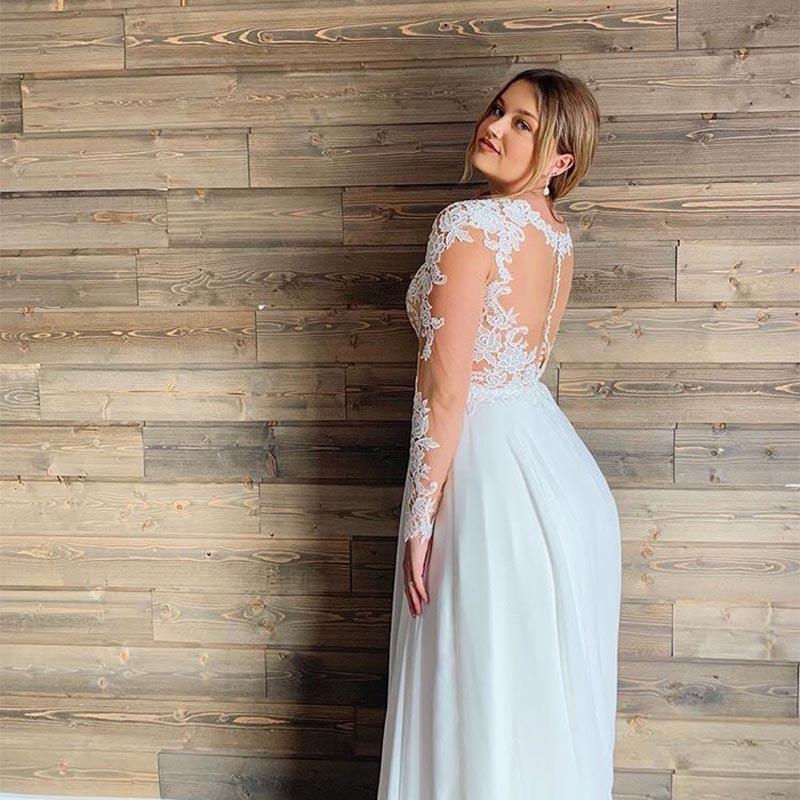sachin and babi light blue dress Light Yellow Chiffon Dress: Knee Length Party Bridesmaid Dress main image 0
