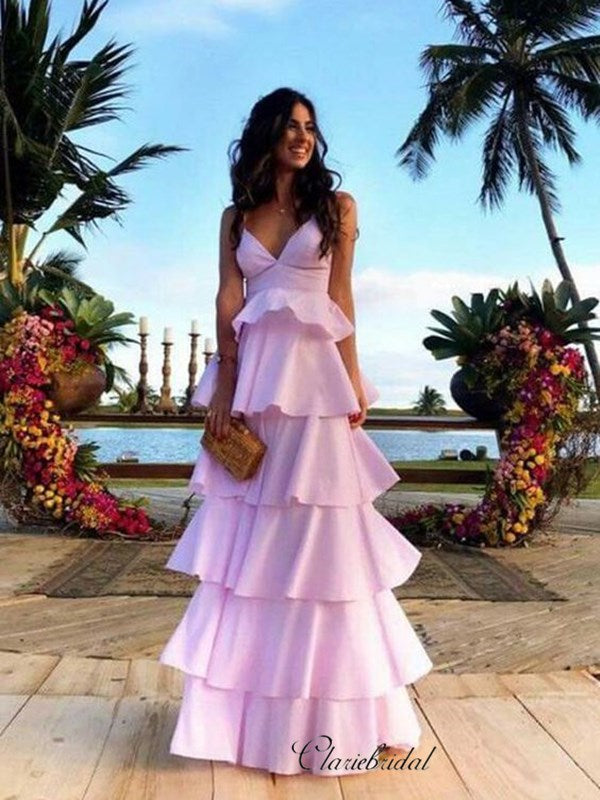 Lovely Fluffy Long Prom Dresses, Fancy 2020 Prom Dresses, Evening Part ClaireBridal Lovely Fluffy Long Prom Dresses, Fancy 2020 Prom Dresses, Evening Part ClaireBridal