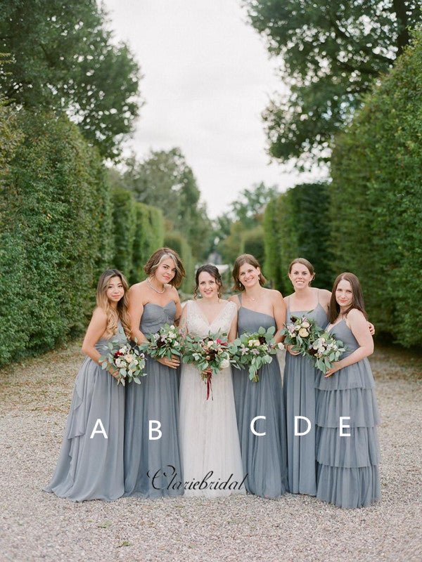 Newest Trendy Bridesmaid Dresses, Mismatched Custom Design Bridesmaid –  ClaireBridal