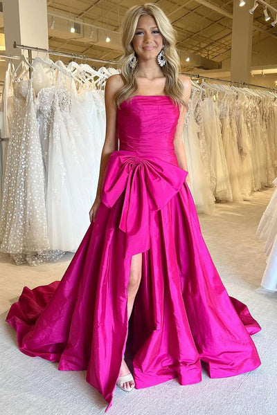 Popular A-line 2024 Long Prom Dresses, Girl Party Prom Dresses, Elegant Wedding Guest Dresses