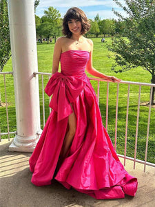 Popular A-line 2024 Long Prom Dresses, Girl Party Prom Dresses, Elegant Wedding Guest Dresses