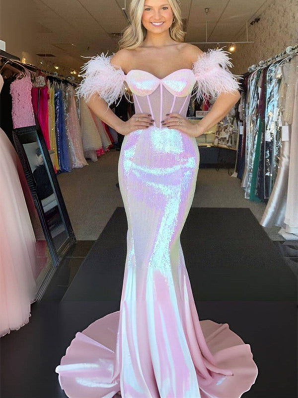 Mermaid Newest 2024 Prom Dresses, Fashion Mermaid Evening Dresses, Wedding Guest Dresses