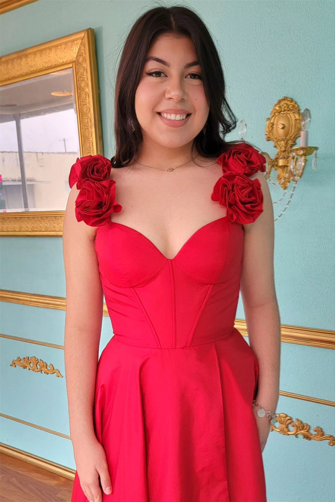 grad party guest dresses Simple Newest 2024 Long Prom Dresses, A-line Girl Graduation Party Dre – ClaireBridal