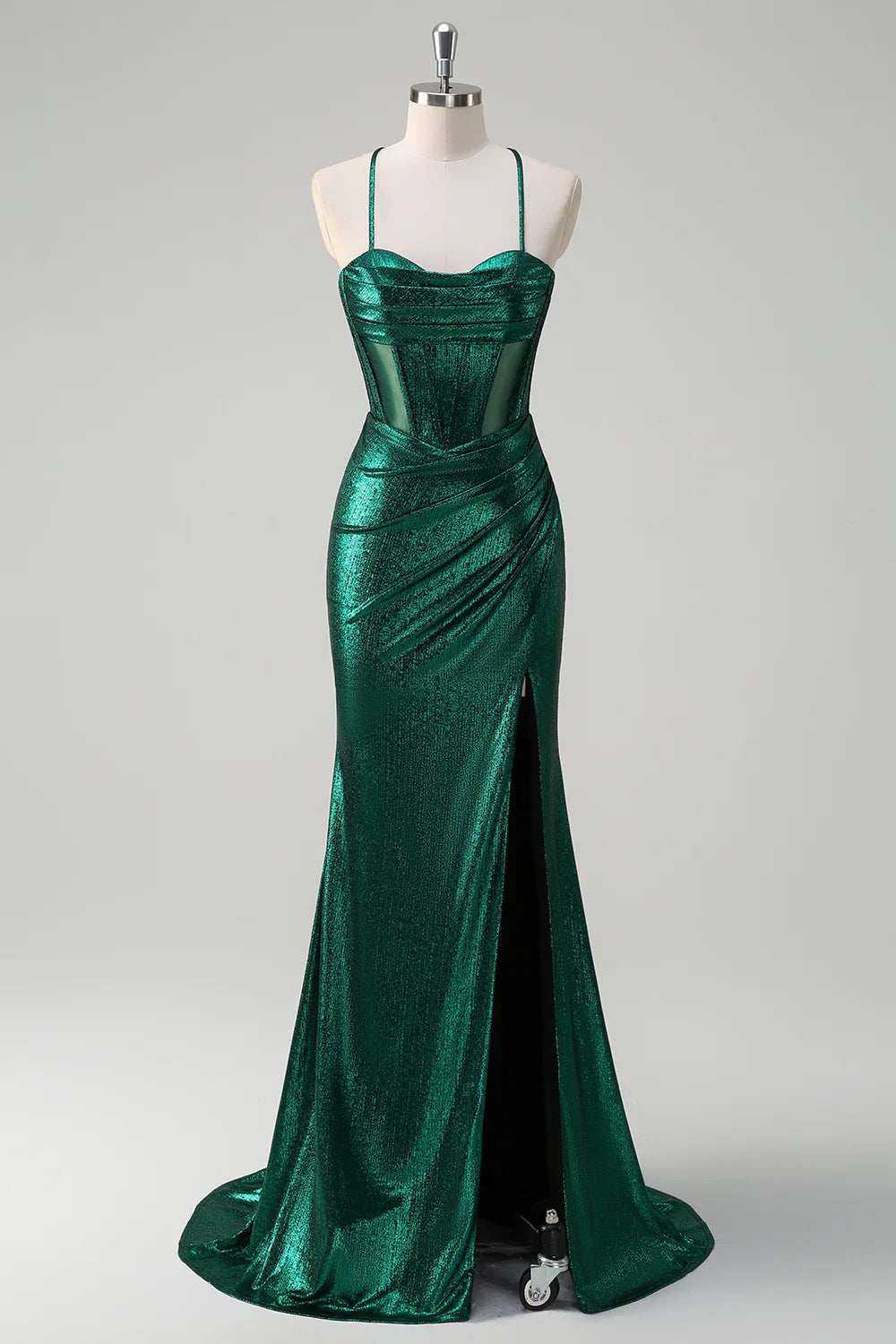 Gltter Emerald Green Long Mermaid Prom Dresses, Sexy Maxi Dresses, New ClaireBridal Gltter Emerald Green Long Mermaid Prom Dresses, Sexy Maxi Dresses, New ClaireBridal