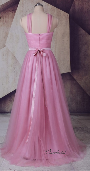 Simple A-line Party Prom Dresses Long, Newest Long Prom Dresses