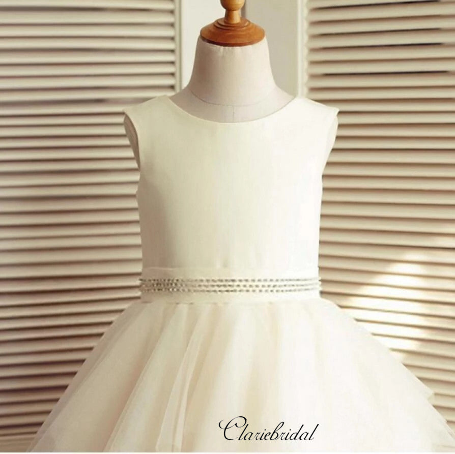 Cute Little Girl Dresses, Fluffy Wedding Flower Girl Dresses  ClaireBridal