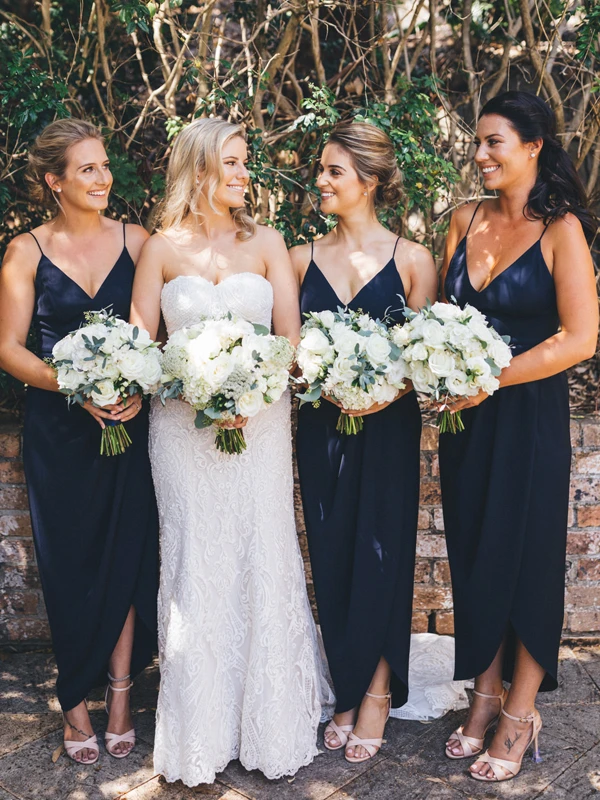 Navy Jersey V-neck Bridesmaid Dresses, 2020 Bridesmaid Dresses, Popular Bridesmaid Dresses Navy Jersey V-neck Bridesmaid Dresses, 2020 Bridesmaid Dresses, Popular Bridesmaid Dresses