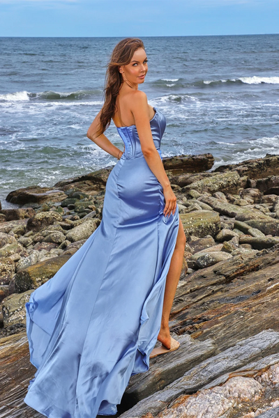 Gorgeous Strapless Newest Prom Dresses, Strapless 2023 LOng Prom Dresses, Evening Party Dresses