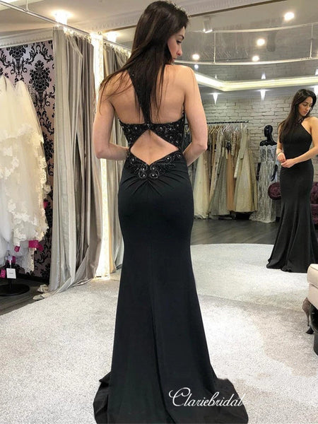 Sleeveless Long Prom Dresses, Mermaid Prom Dresses, Popular Prom Dresses