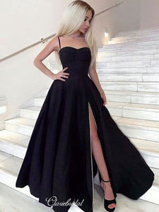 Sweetheart Newest Evening Party Long Prom Dresses, A-line Popular Prom Dresses