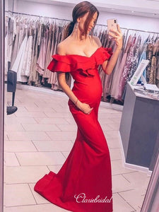 Off Shoulder Mermaid Prom Dresses, 2020 Newest Cheap Long Prom Dresses