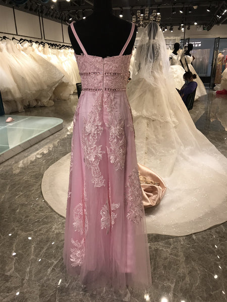 Popular Lace Long Prom Dresses, Fancy Newest Lace Prom Dresses 2020