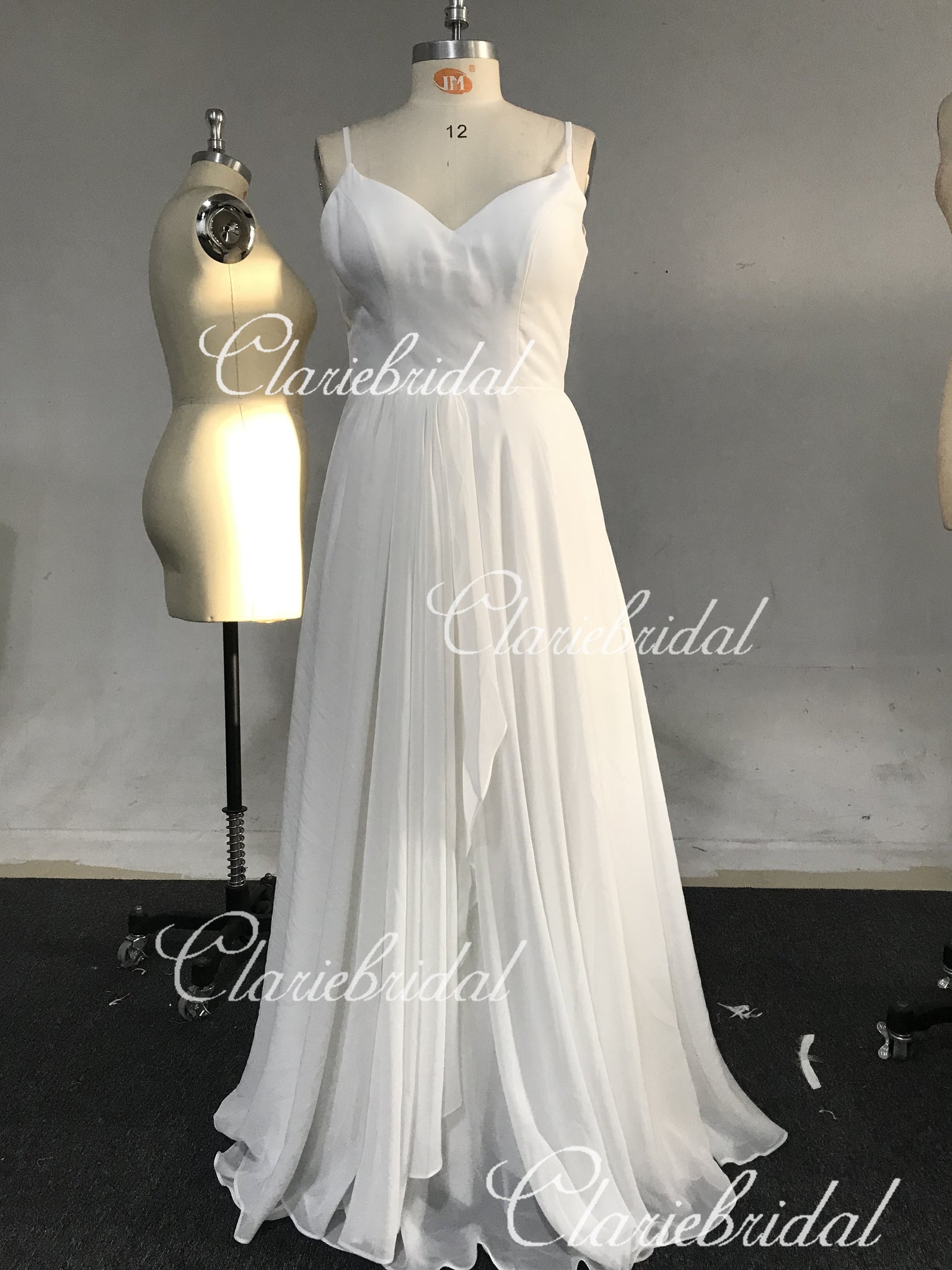 Feedback for Long A-line Chiffon Beach Wedding Dresses