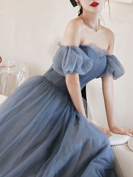 Princess A-line Shiny Prom Dresses, 2022 Newest A-line Prom Dresses, Popular Dresses, Long Prom Dresses
