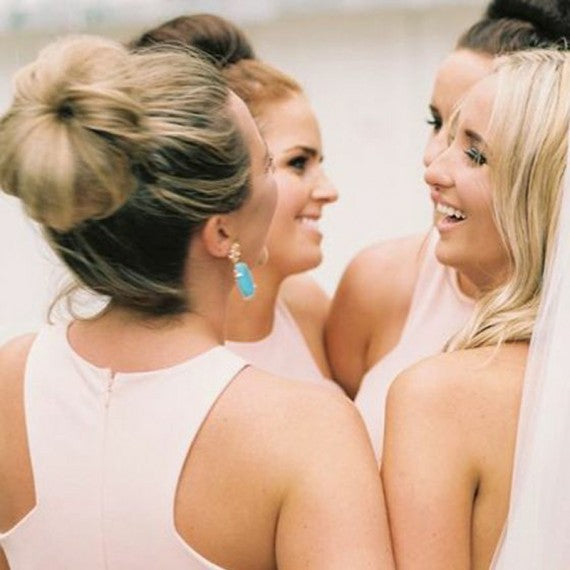 Pink Mermaid Long Bridesmaid Dresses, Lovely Bridesmaid Dresses, Long Bridesmaid Dresses