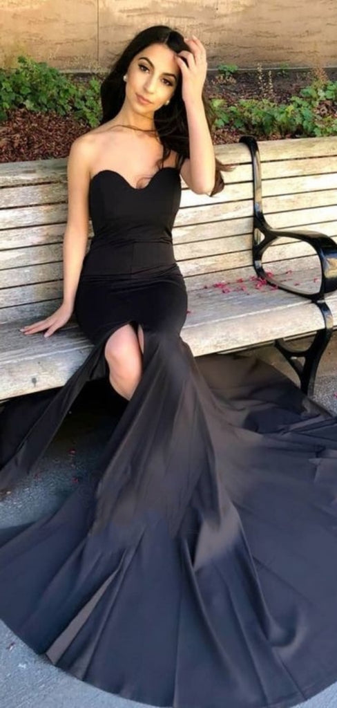 popular long dresses Wedding Dress Wedding Guest Dresses for Women Popular Card Shoulder Straight Collar A-line Slit Dinner Dress Long Dress Women Beads