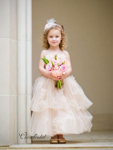 Princess Fluffy Flower Girl Dresses, Lovely Flower Girl Dresses