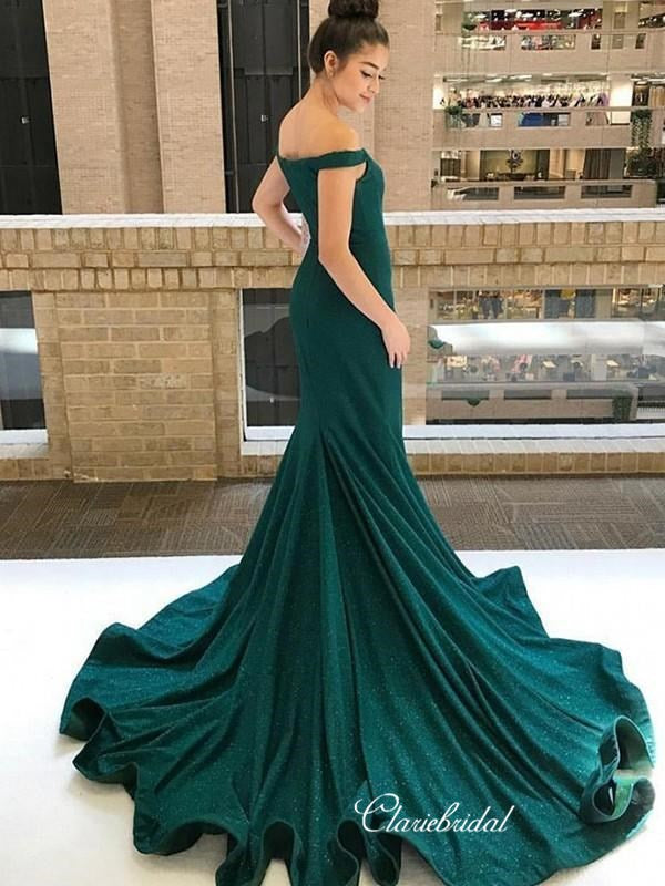 2020 party dresses Elegant Royal Blue Tulle Sequins Prom Dress 2020, A-line Long Party Dress
