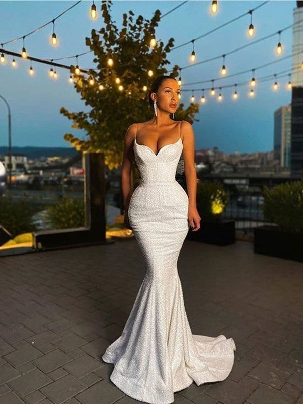 Sexy Mermaid 2021 Long Prom Dresses, Newest Evening Party Dresses