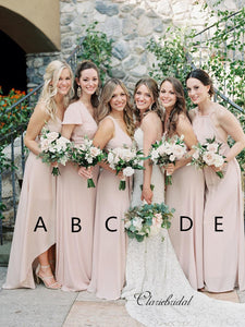 Pink color bridesmaid clearance dresses