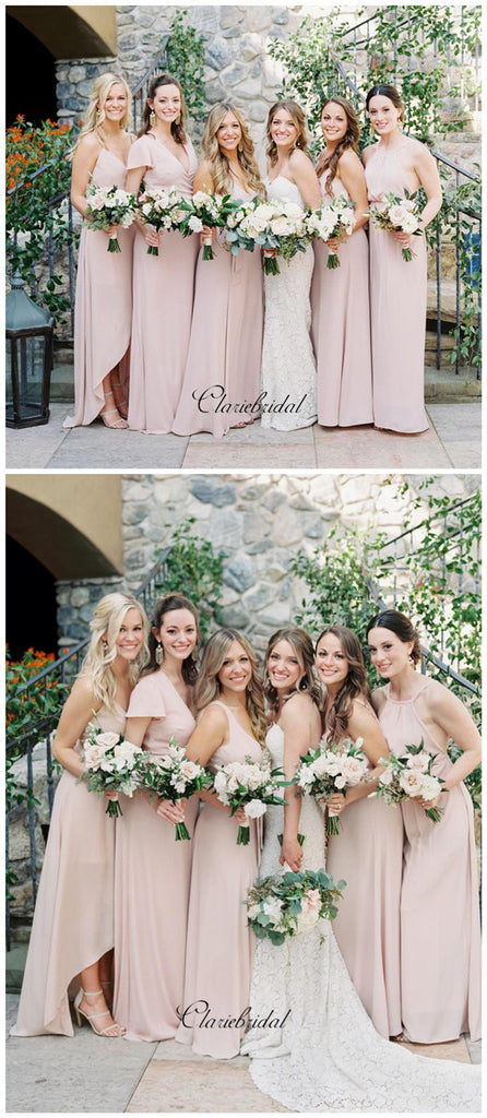Mix Design Pink Color Bridesmaid Dresses, Popular Bridesmaid Dresses ClaireBridal Mix Design Pink Color Bridesmaid Dresses, Popular Bridesmaid Dresses ClaireBridal