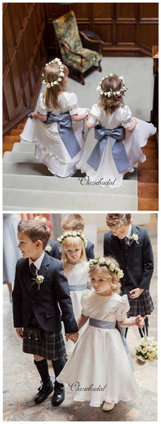 Princess Flower Girl Dresses, A-line Little Girl Wedding Dresses