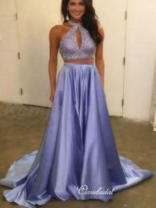 Popular Two Pieces Prom Dresses, Fancy Prom Dresses, Party Prom Dresses
