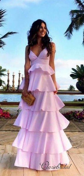 Lovely Fluffy Long Prom Dresses, Fancy 2020 Prom Dresses, Evening Party Dresses