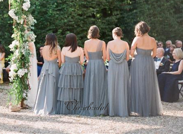 Newest Trendy Bridesmaid Dresses, Mismatched Custom Design Bridesmaid Dresses