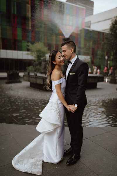 Unique Off The Shoulder Newest Bridal Gowns, Lace Elegant Long Satin Wedding Dresses
