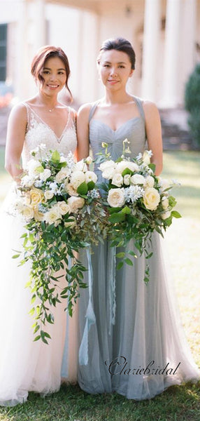 Popular Tulle Bridesmaid Dresses, A-line Bridesmaid Dresses