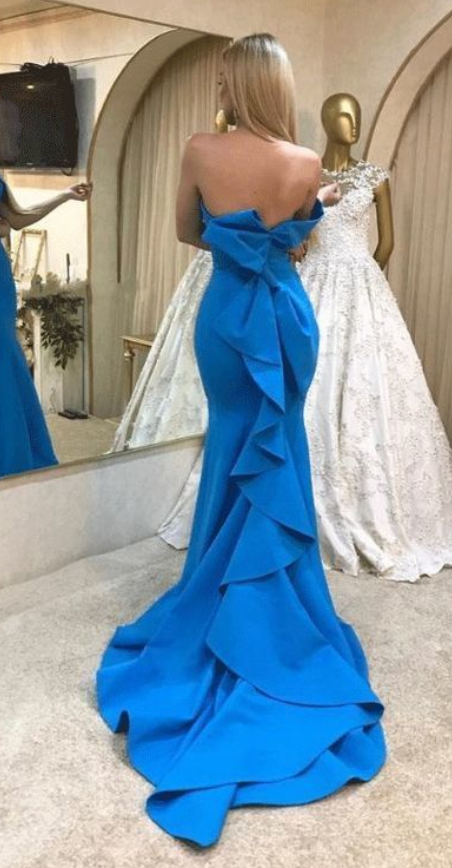 2021 Popular Mermaid Design Long Prom Dresses, Girls Evening Party Fas –  ClaireBridal