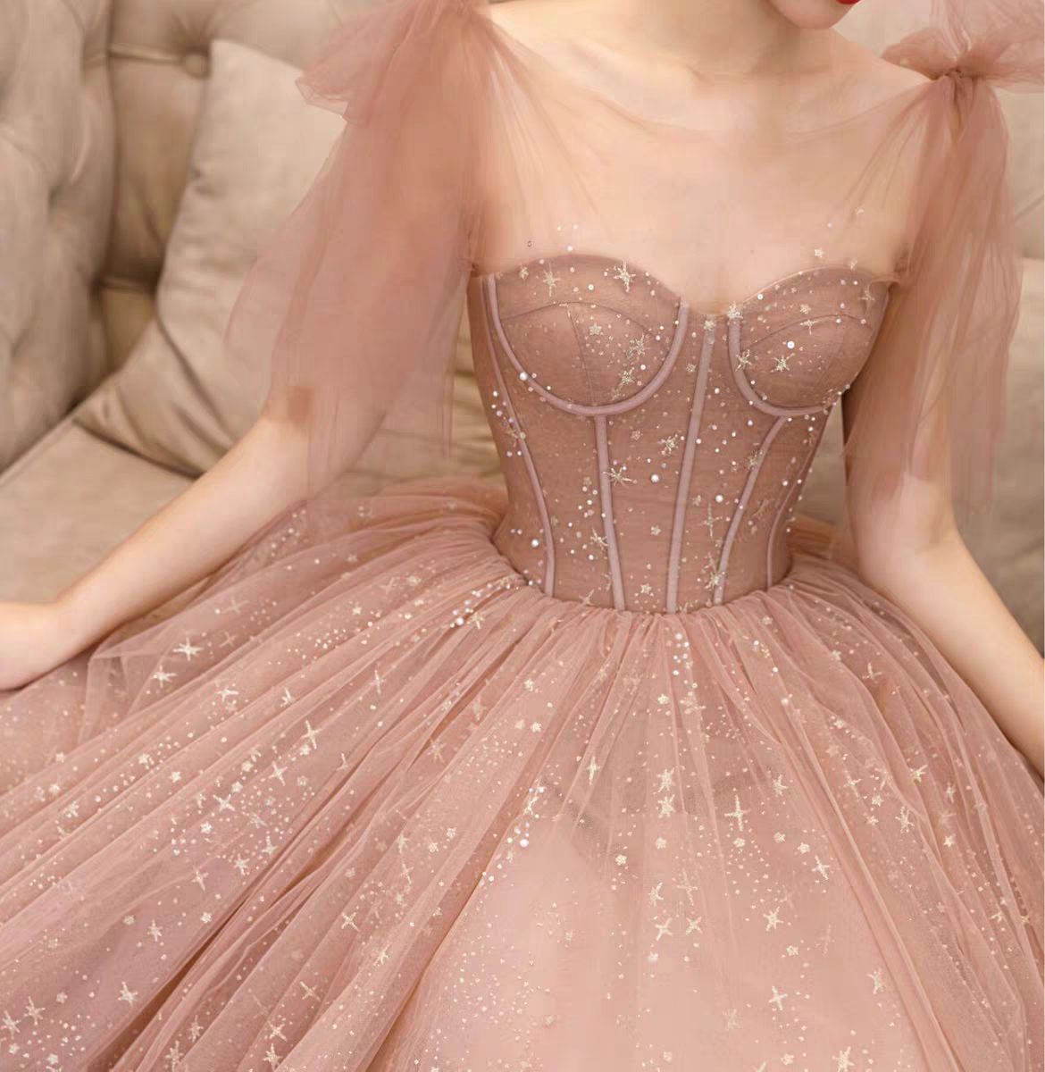 Elegant Shiny Long 2021 Prom Dresses, Popular Prom Dresses, A-line Pro ClaireBridal Elegant Shiny Long 2021 Prom Dresses, Popular Prom Dresses, A-line Pro ClaireBridal