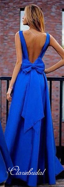 Royal Blue Elegant Long Prom Dresses, 2019 Latest Fancy Prom Dresses