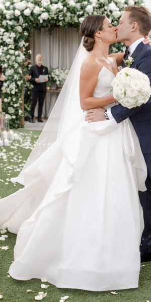 Brand Design Satin Chic Wedding Dresses, Popular Bridal Gown, 2020 Wedding Dresses
