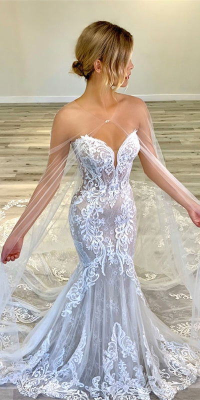Sweetheart Long Mermaid Lace Wedding Dresses, Newest Wedding Gown, 2020 Wedding Dresses Sweetheart Long Mermaid Lace Wedding Dresses, Newest Wedding Gown, 2020 Wedding Dresses