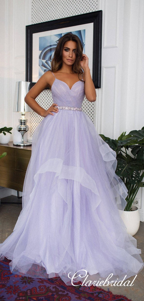 lilac purple dress for wedding Lilac Lace Appliques V-Neck Illusion Cape A-Line Wedding Dress