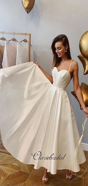 Sweetheart Simple Design Wedding Dresses, Cheap Wedding Dresses, Bridal Gowns